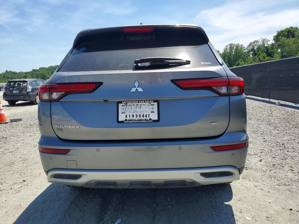 2024 Mitsubishi Outlander VIN JA4J4VA88RZ018811 COPART salvage auction — FRONT END, Wv - Salvage Certificate, sold $6,600 on 2026-07-27 (photo 6)