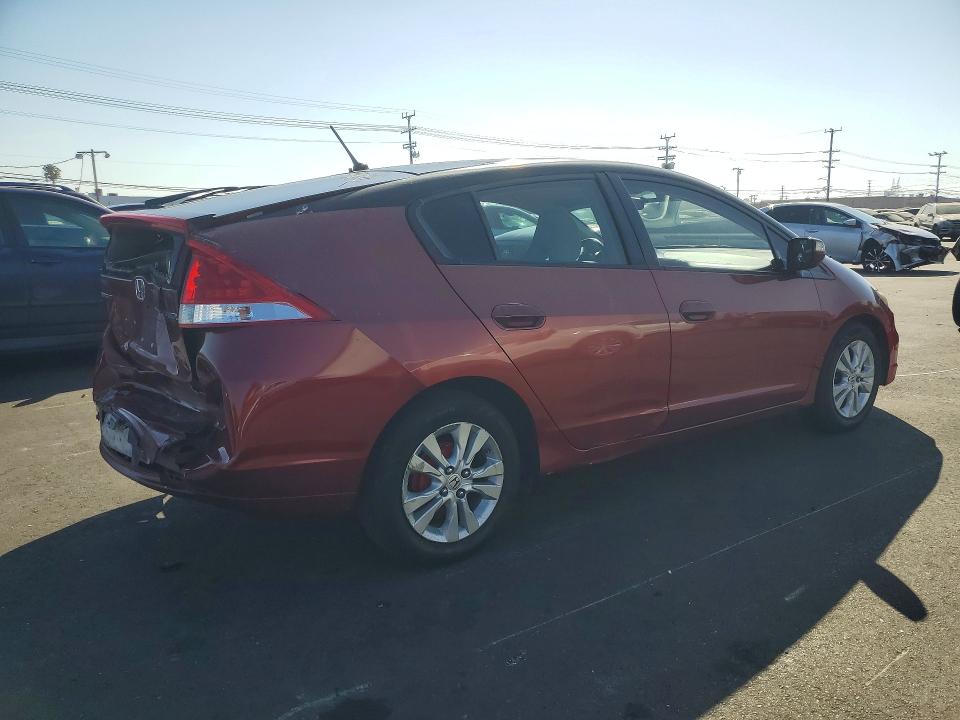 2010 Honda Insight VIN JHMZE2H79AS018734 COPART salvage auction — REAR END, Ca - Salvage Certificate, sold $250 on 2026-07-08 (photo 3)