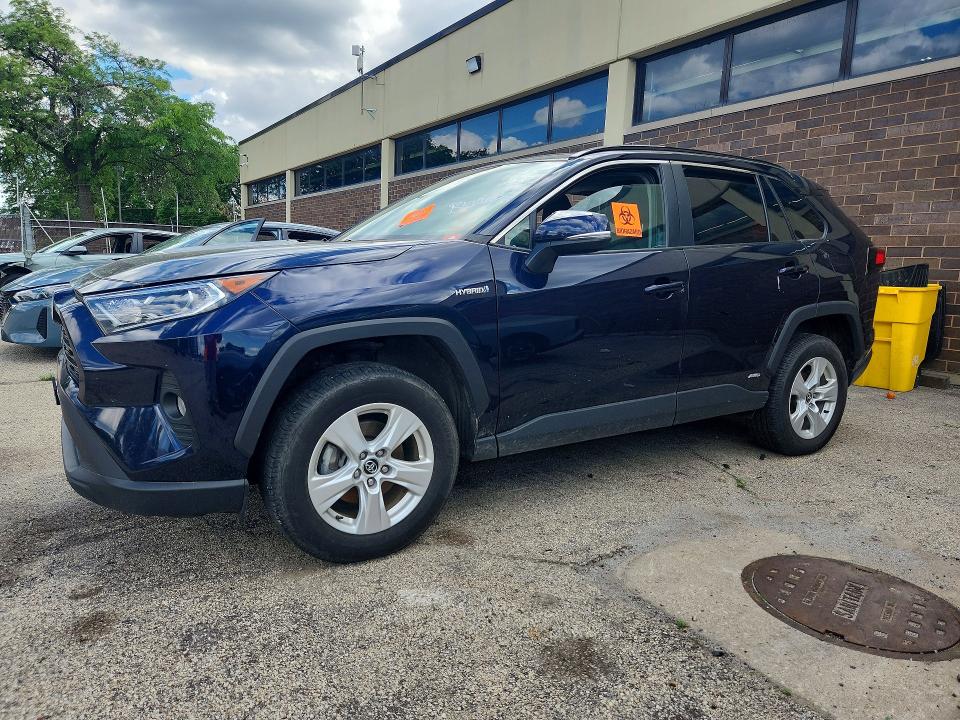 2020 Toyota Rav4 hybrid VIN 2T3RWRFV6LW092258 COPART salvage auction — MINOR DENT/SCRATCHES, IL - CERTIFICATE OF TITLE, sold $12,100 on 2026-07-14 (photo 1)