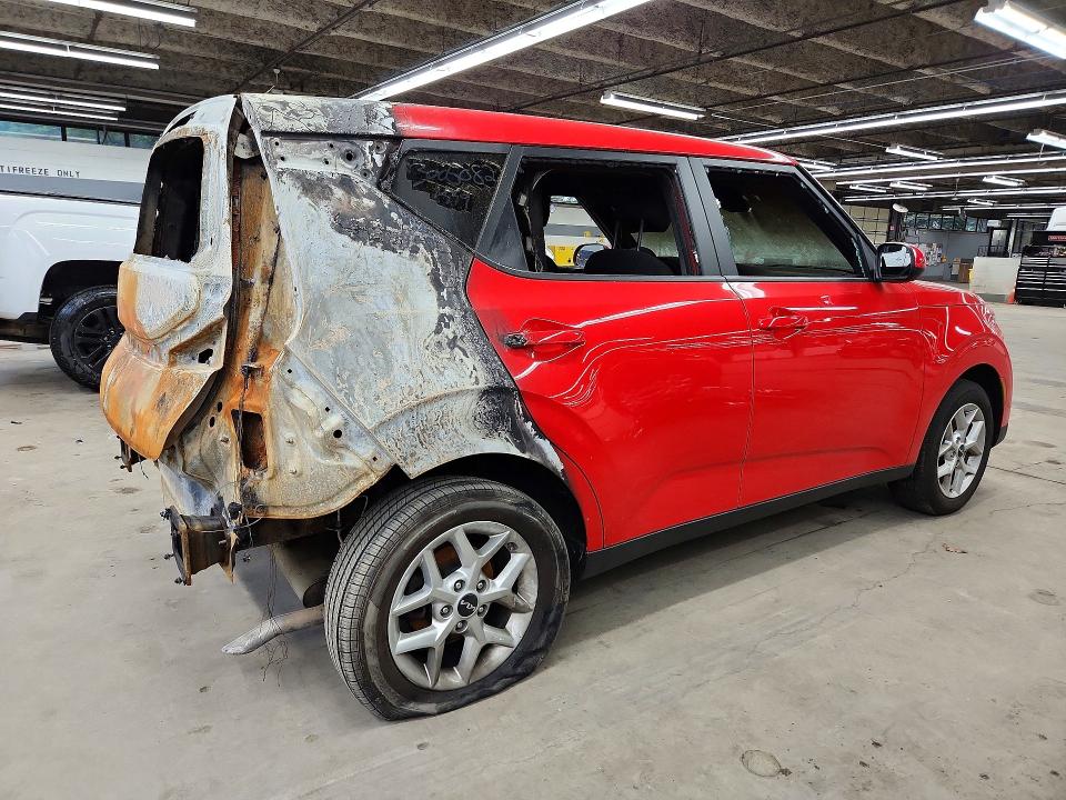 2025 Kia Soul VIN KNDJ23AU6S7249852 COPART salvage auction — BURN, Il - Salvage Certificate, sold $3,950 on 2026-07-20 (photo 3)