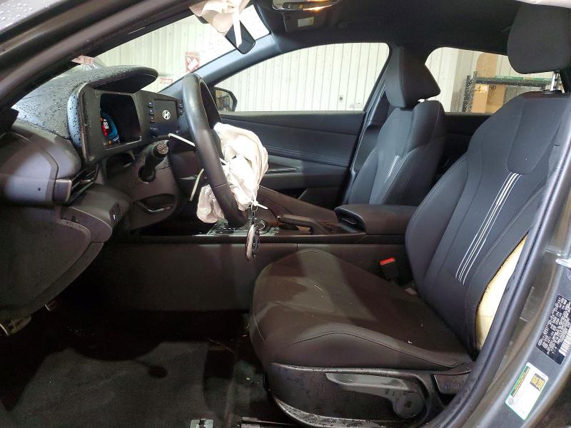 2025 Hyundai Elantra VIN KMHLM4DG3SU056960 COPART salvage auction — FRONT END, Tx - Salvage Vehicle Title, sold $3,950 on 2026-07-20 (photo 7)