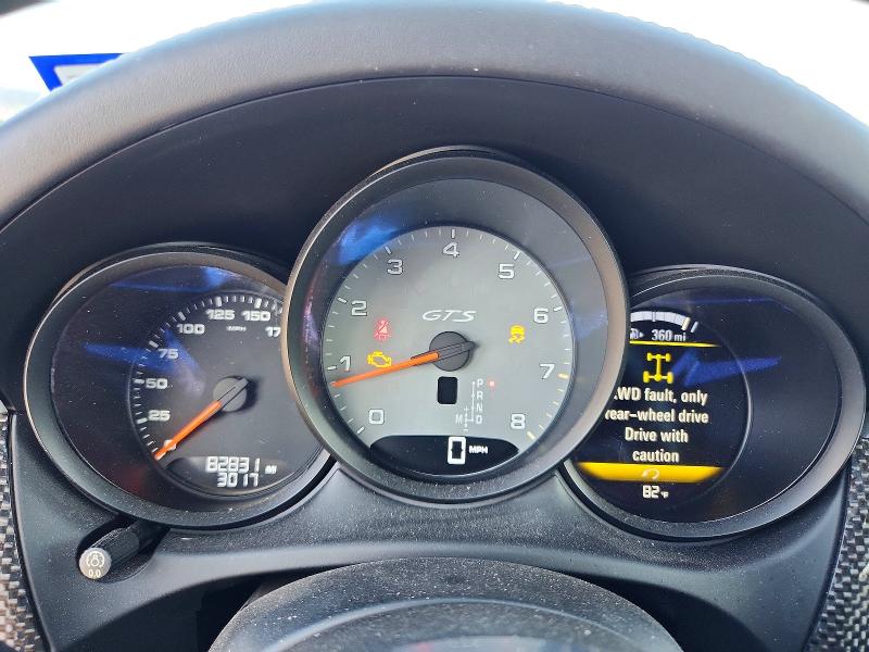 2018 Porsche VIN WP1AG2A57JLB60185 COPART salvage auction — NORMAL WEAR, Fl - Certificate Of Title, sold $7,300 on 2026-07-27 (photo 9)