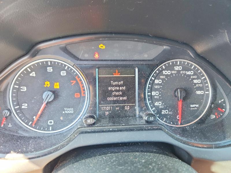 2012 Audi Q5 VIN WA1LFAFP7CA015125 COPART salvage auction — FRONT END, Ct - Cert Of Title-Salvage, sold $450 on 2026-07-16 (photo 9)
