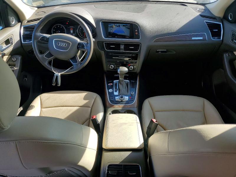 2013 Audi Q5 VIN WA1DGAFP5DA058073 COPART salvage auction — FRONT END, Va - Certificate Of Title, sold $1,050 on 2026-07-22 (photo 8)