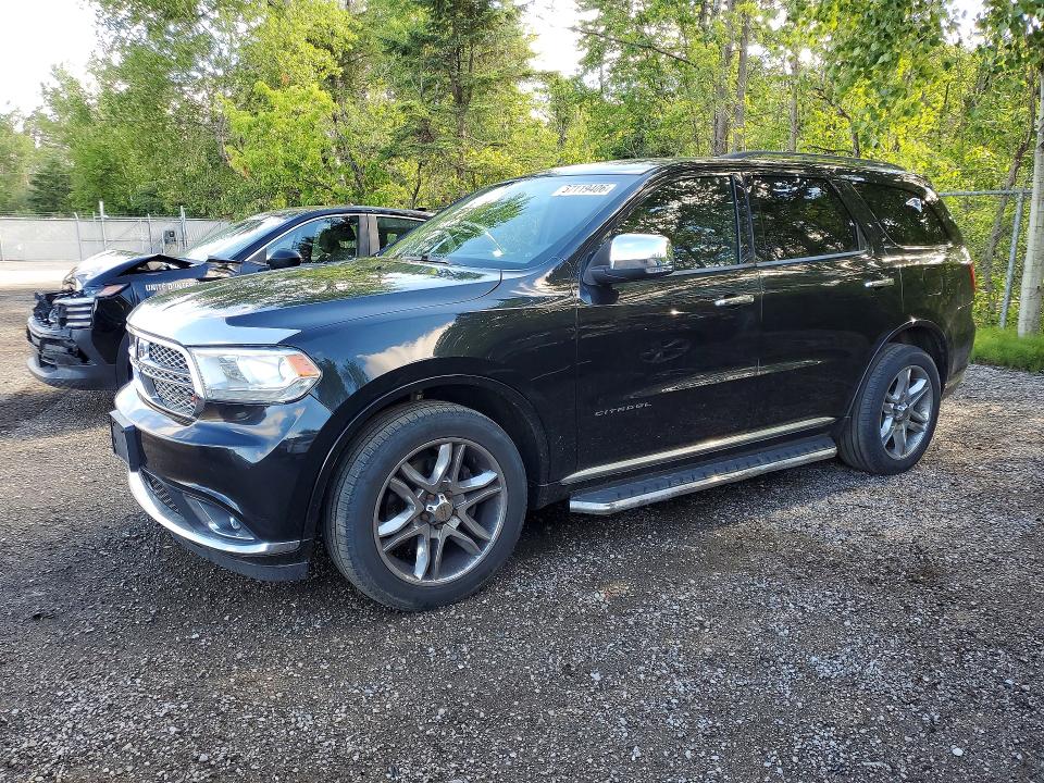 2016 Dodge Durango VIN 1C4SDJET5GC352389 COPART salvage auction — MINOR DENT/SCRATCHES, On - Permit No Brand - Unfit, sold $5,100 on 2026-07-03 (photo 1)