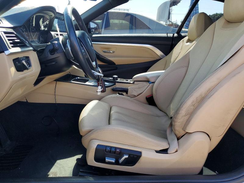 2017 BMW 4er VIN WBA4U7C58H5H19338 COPART salvage auction — FRONT END, Ca - Salvage Certificate, sold $200 on 2026-07-31 (photo 7)