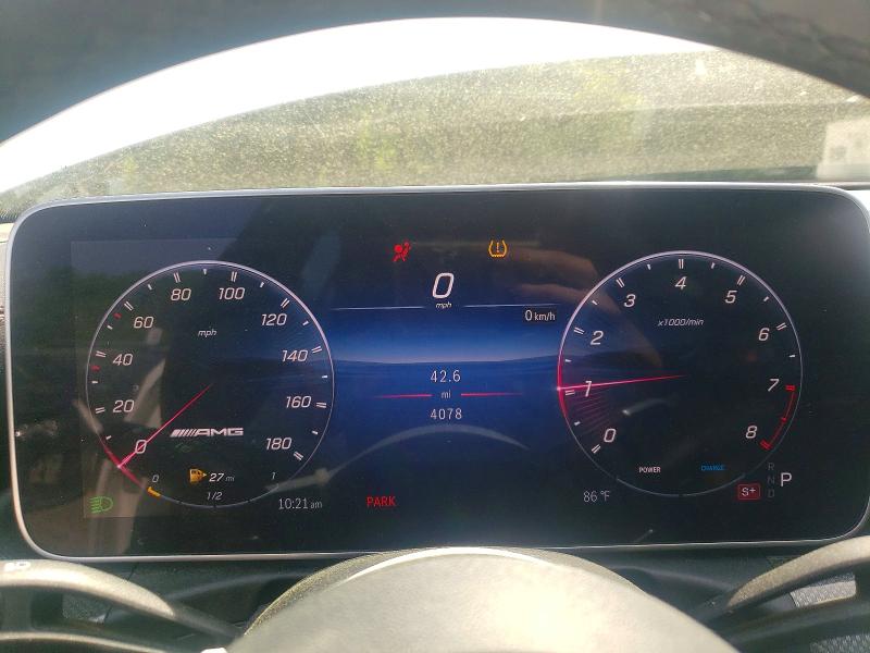 2025 Mercedes-benz C-klasse amg VIN W1KAF8HB3SR272523 COPART salvage auction — FRONT END, Ca - Certificate Of Title, sold $32,750 on 2026-07-22 (photo 9)