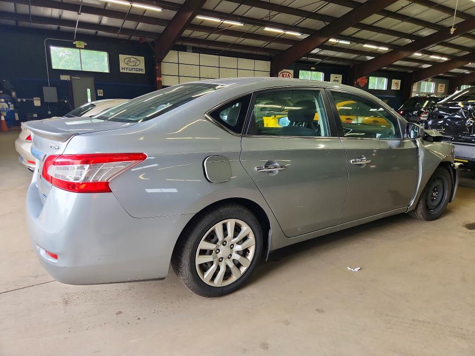 2013 Nissan Sentra VIN 3N1AB7AP1DL746990 COPART salvage auction — FRONT END, MA - CERTIFICATE OF TITLE, sold $450 on 2026-07-02 (photo 3)