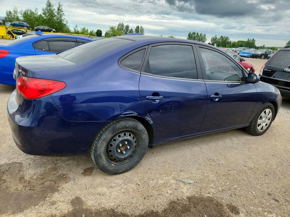 2007 Hyundai Elantra VIN KMHDU45D57U023068 COPART salvage auction — REAR END, ON - PERMIT NO BRAND - UNFIT, sold $475 on 2026-07-07 (photo 3)
