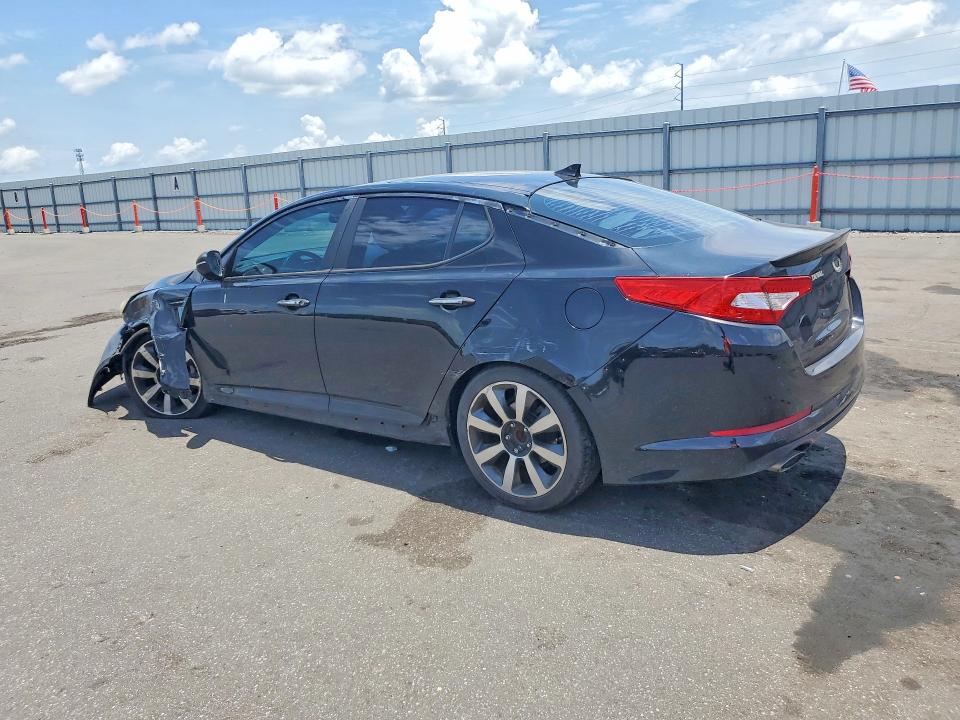 2012 Kia VIN 5XXGR4A64CG059585 COPART salvage auction — FRONT END, Fl - Cert Of Title Slvg Rebuildable, sold $800 on 2026-07-06 (photo 2)