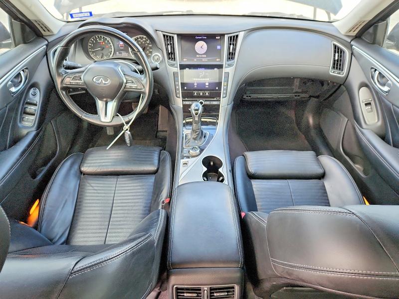 2018 Infiniti Q50 VIN JN1EV7AP6JM363296 COPART salvage auction — REAR END, Tx - Salvage Vehicle Title, sold $2,700 on 2026-07-23 (photo 8)