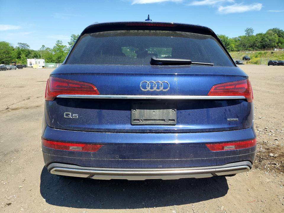 2021 Audi Q5 VIN WA1BAAFY7M2033185 COPART salvage auction — ROOF, Ny - Mv-907A Salvage Certificate, sold $6,600 on 2026-07-14 (photo 6)