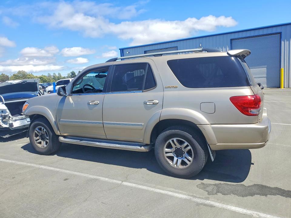 2005 Toyota Sequoia VIN 5TDBT48A45S233758 COPART salvage auction — FRONT END, CA - SALVAGE CERTIFICATE, sold $1,500 on 2026-07-10 (photo 2)