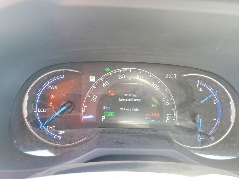 2024 Toyota Rav4 hybrid VIN JTMRWRFV3RD227444 COPART salvage auction — REAR END, CA - SALVAGE CERTIFICATE, sold $11,300 on 2026-07-14 (photo 9)