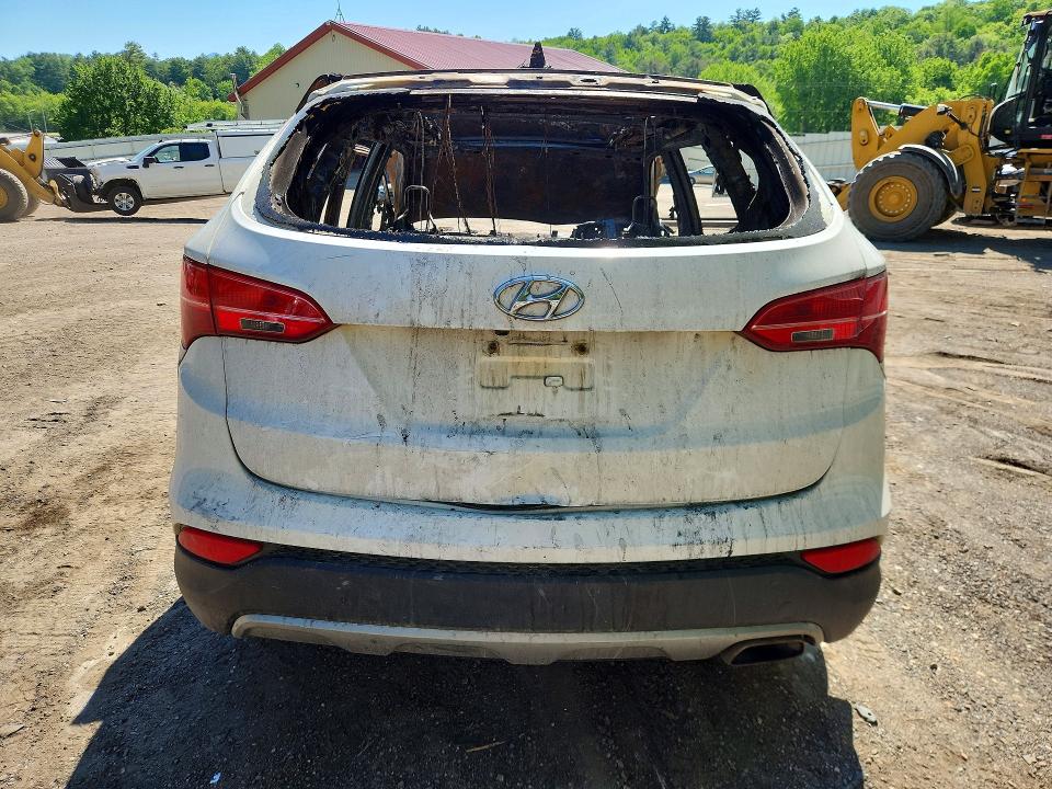 2013 Hyundai Santa fe VIN 5XYZUDLB2DG058949 COPART salvage auction — BURN, Vt - Cert Of Title-Salvage Vehicle, sold $175 on 2026-07-13 (photo 6)
