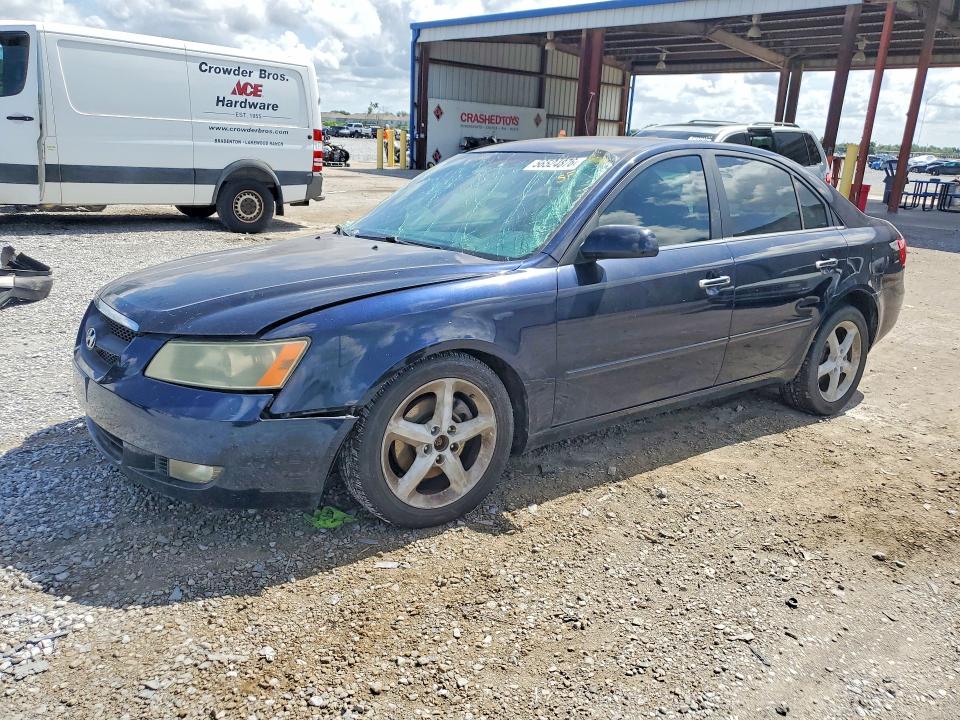 2006 Hyundai Sonata VIN 5NPEU46FX6H043379 COPART salvage auction — SIDE, Fl - Cert Of Title Slvg Rebuildable, sold $475 on 2026-07-07 (photo 1)