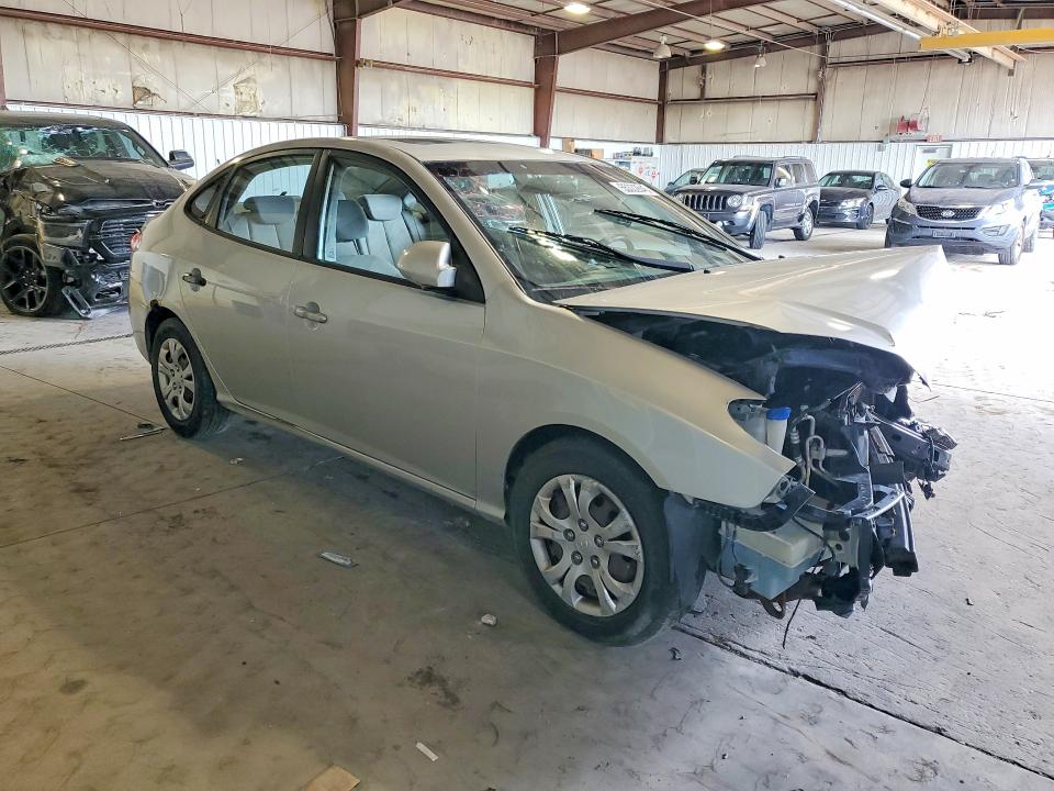 2010 Hyundai Elantra VIN KMHDU4AD5AU078875 COPART salvage auction — FRONT END, Il - Salvage Certificate, sold $375 on 2026-07-15 (photo 4)