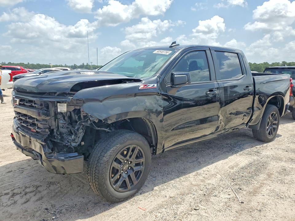 2025 Chevrolet Silverado 1500 VIN 3GCUKFE83SG195779 COPART salvage auction — FRONT END, Tx - Salvage Vehicle Title, sold $16,600 on 2026-07-02 (photo 1)