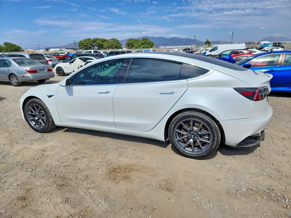 2020 Tesla Model 3 VIN 5YJ3E1EAXLF644908 COPART salvage auction — REAR END, CA - SALVAGE CERTIFICATE, sold $7,300 on 2026-07-24 (photo 2)