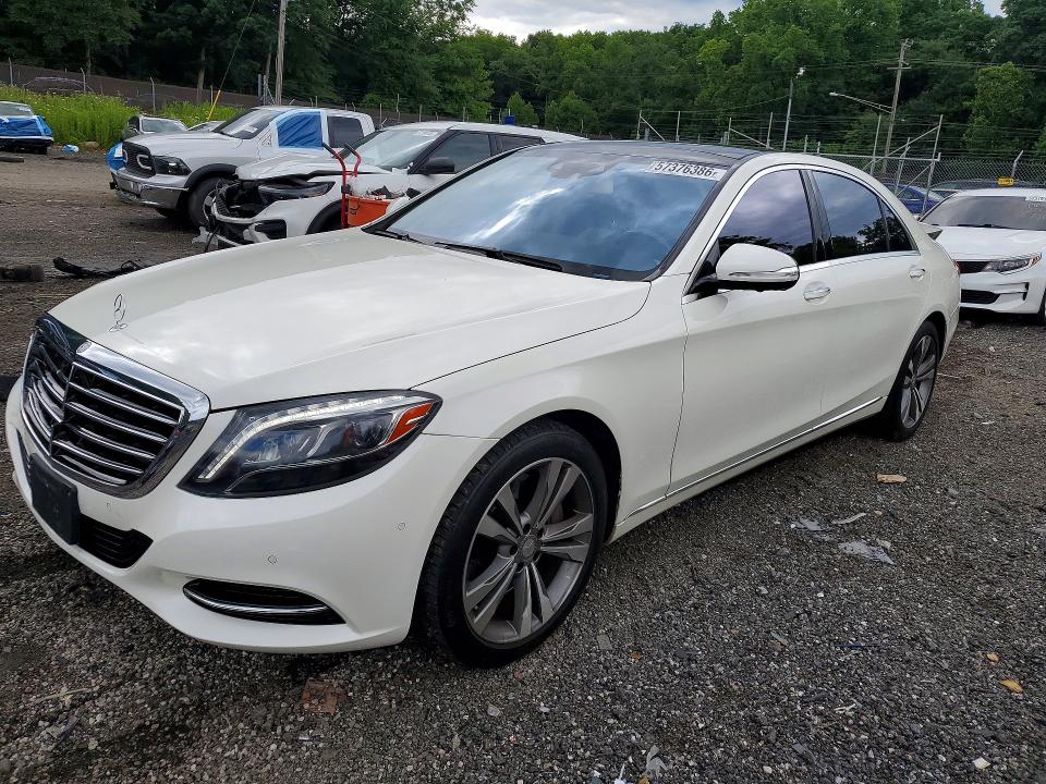 2016 Mercedes-benz S-klasse VIN WDDUG8FB1GA244917 COPART salvage auction — REAR END, Md - Cert Of Salvage > 75% Damage, sold $1,700 on 2026-08-18 (photo 1)