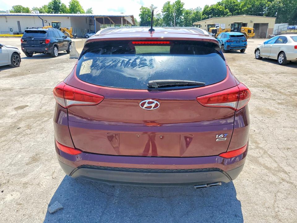 2016 Hyundai Tucson VIN KM8J3CA24GU124347 COPART salvage auction — FRONT END, Ny - Certificate Of Title, sold $2,500 on 2026-07-14 (photo 6)