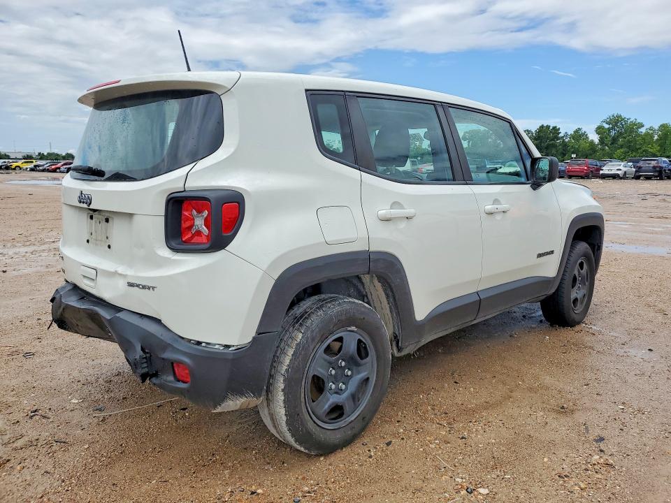 2020 Jeep VIN ZACNJBAB9LPL70227 COPART salvage auction — REAR END, Tx - Salvage Vehicle Title, sold $2,750 on 2026-07-21 (photo 3)