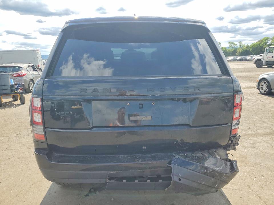 2016 Land rover VIN SALGS2PF8GA318881 COPART salvage auction — REAR END, Pa - Certificate Of Salvage, sold $6,900 on 2026-07-17 (photo 6)
