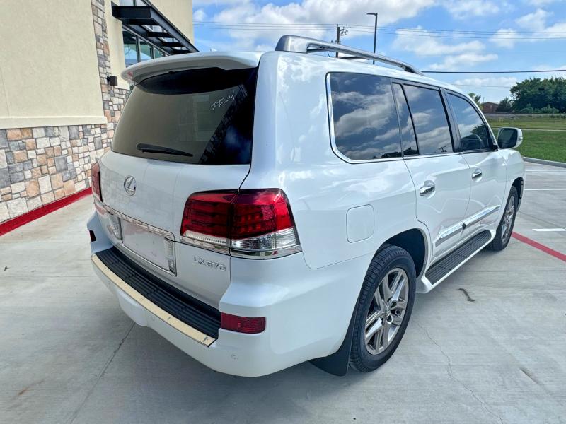 2013 Lexus Lx 570 VIN JTJHY7AX8D4100357 COPART salvage auction — NORMAL WEAR, LA - CERTIFICATE OF TITLE (P), sold $20,500 on 2026-07-21 (photo 4)