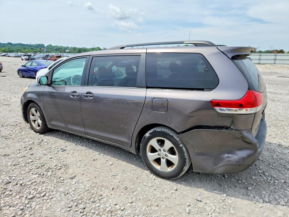 2013 Toyota VIN 5TDKK3DC4DS381203 COPART salvage auction — REAR END, Il - Salvage Certificate, sold $1,500 on 2026-07-06 (photo 2)