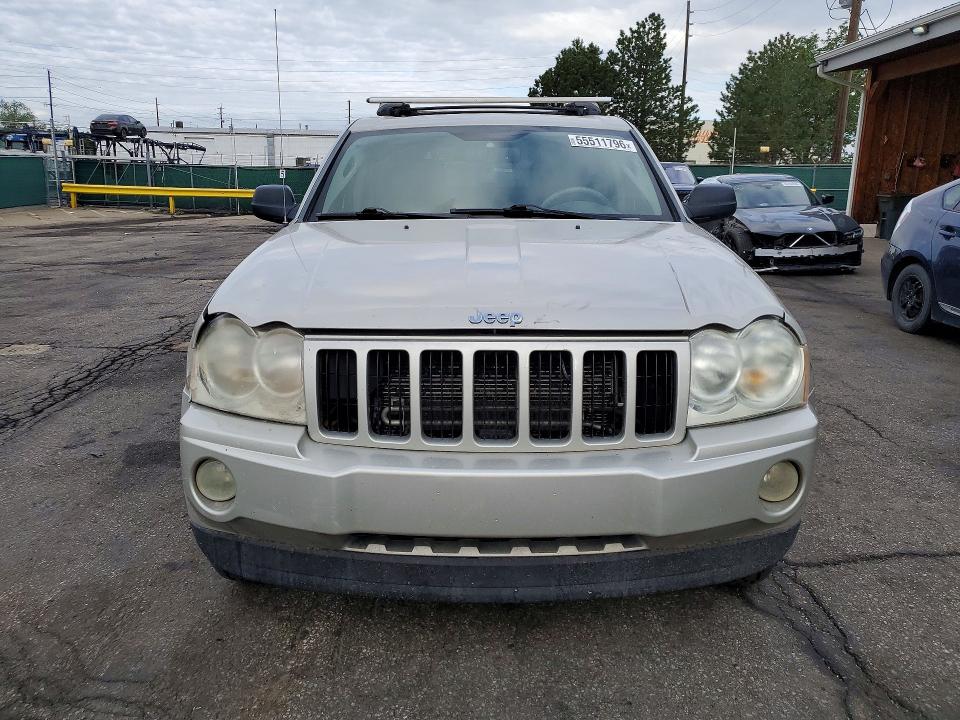 2007 Jeep Grand cherokee VIN 1J8GR48KX7C606148 COPART salvage auction — FRONT END, Co - Bill Of Sale-Parts Only, sold $500 on 2026-07-02 (photo 5)