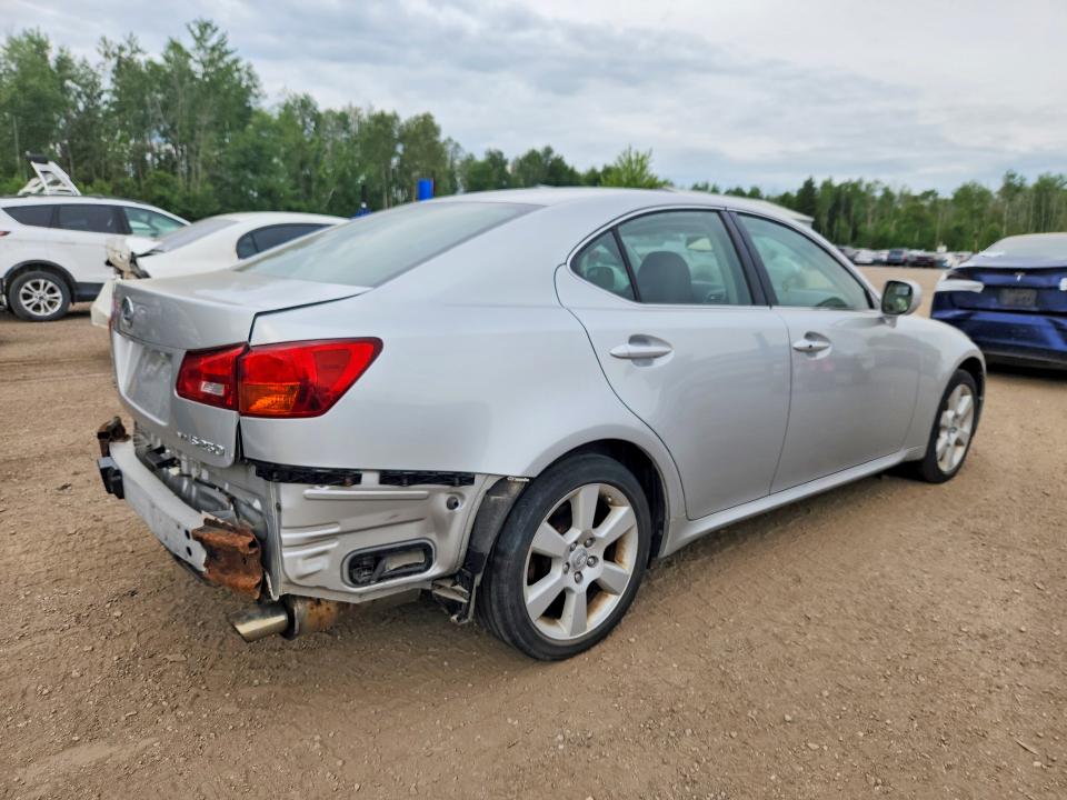 2006 Lexus Is 250 VIN JTHCK262865005646 COPART salvage auction — REAR END, On - Permit No Brand - Unfit, sold $2,000 on 2026-07-07 (photo 3)