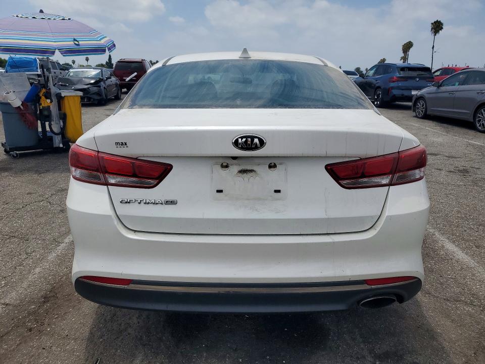 2016 Kia Optima VIN KNAGT4L39G5103348 COPART salvage auction — MECHANICAL, Ca - Cert Of Title-Salvaged, sold $1,350 on 2026-07-17 (photo 6)