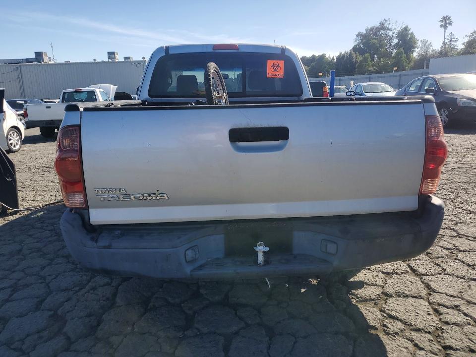 2007 Toyota Tacoma VIN 5TETX22N77Z362060 COPART salvage auction — UNDERCARRIAGE, Ca - Dis/Dlr/Exp Only Clean Title, sold $3,300 on 2026-07-31 (photo 6)