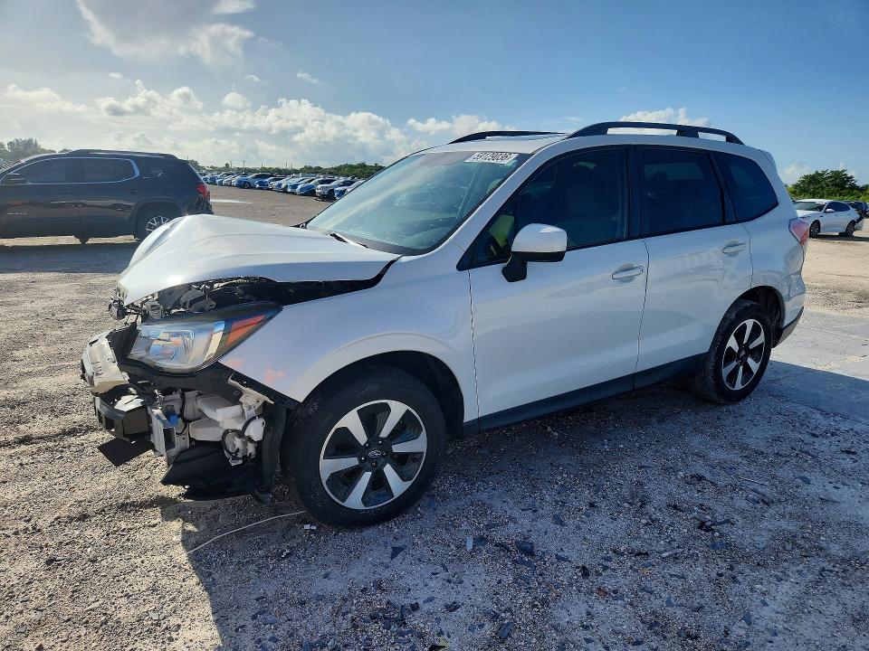 2017 Subaru Forester VIN JF2SJAEC6HH491462 COPART salvage auction — FRONT END, Fl - Cert Of Title Slvg Rebuildable, sold $975 on 2026-07-16 (photo 1)