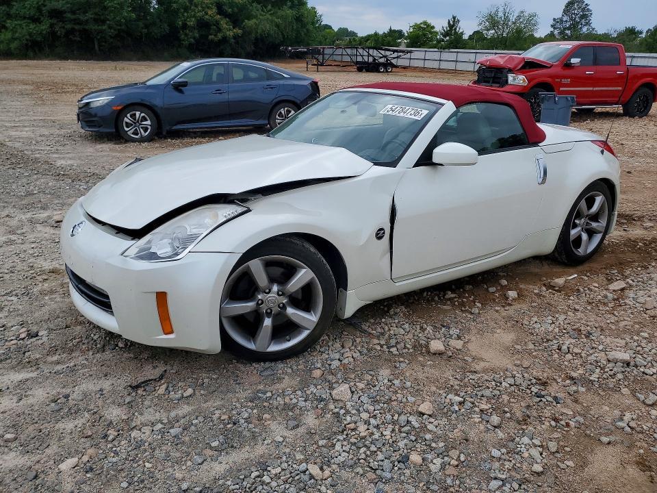 2007 Nissan 350z VIN JN1BZ36A77M653267 COPART salvage auction — FRONT END, Nc - Salvage Certificate Of Title, sold $1,100 on 2026-07-27 (photo 1)