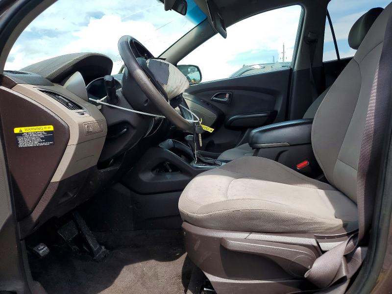 2014 Hyundai Tucson VIN KM8JT3AF7EU903208 COPART salvage auction — FRONT END, Fl - Cert Of Title Slvg Rebuildable, sold $475 on 2026-07-08 (photo 7)