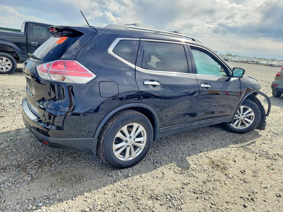 2016 Nissan Rogue VIN 5N1AT2MV7GC809190 COPART salvage auction — FRONT END, Co - Public - Salvage Title, sold $425 on 2026-07-09 (photo 3)
