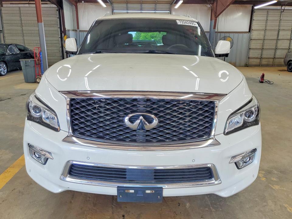 2016 Infiniti Qx80 VIN JN8AZ2NE4G9125894 COPART salvage auction — MECHANICAL, Nc - Dealer Only Clean Title (P), sold $1,100 on 2026-07-29 (photo 5)