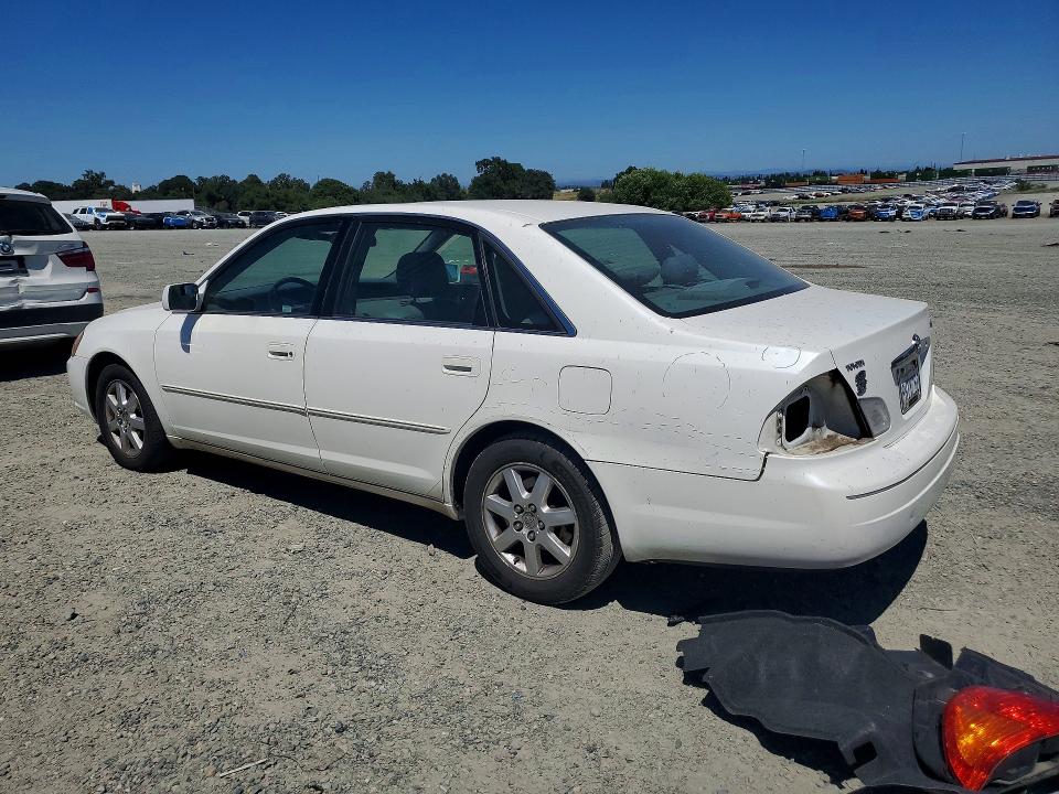 2002 Toyota Avalon VIN 4T1BF28B22U253272 COPART salvage auction — REAR END, Ca - Salvage Certificate, sold $450 on 2026-07-02 (photo 2)