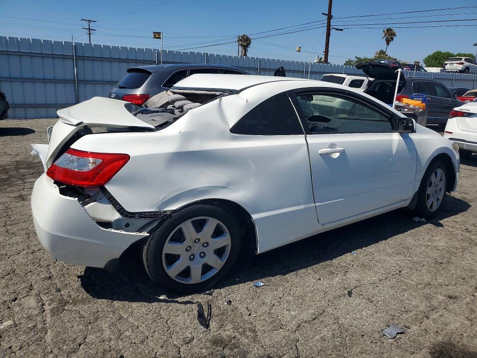2010 Honda Civic VIN 2HGFG1B68AH519566 COPART salvage auction — REAR END, CA - SALVAGE CERTIFICATE, sold $625 on 2026-07-02 (photo 3)