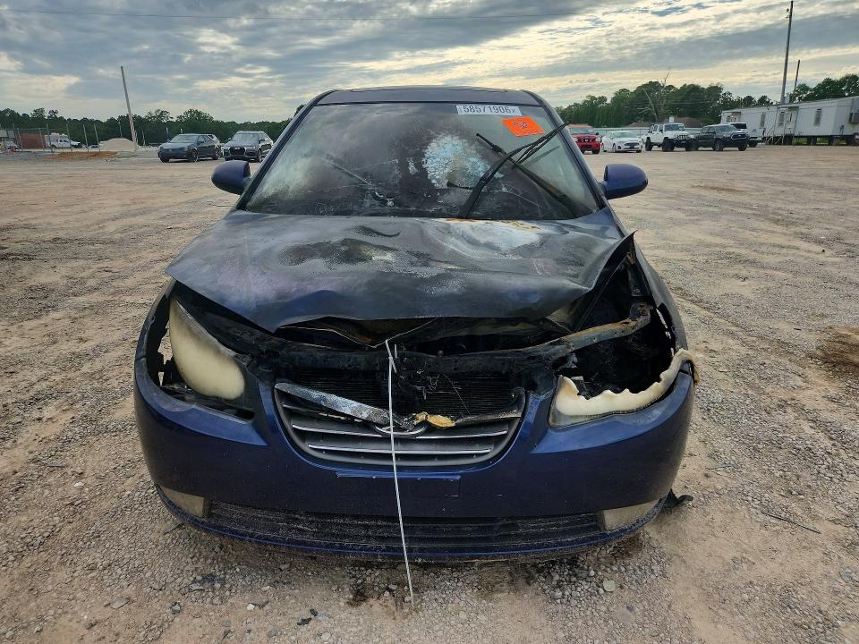 2008 Hyundai Elantra VIN KMHDU46D98U401666 COPART salvage auction — ENGINE BURN, AL - CERT OF TITLE-SALVAGE TITLE (P), sold $225 on 2026-07-14 (photo 5)