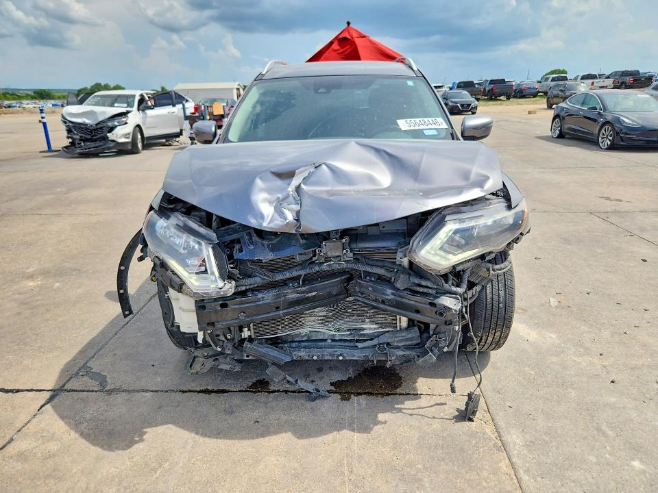 2019 Nissan Rogue VIN KNMAT2MT6KP505272 COPART salvage auction — FRONT END, Tx - Salvage Vehicle Title, sold $1,550 on 2026-07-06 (photo 5)