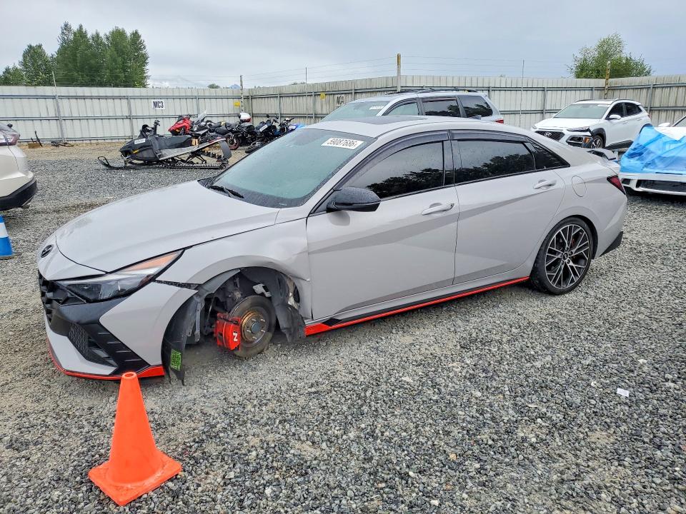 2023 Hyundai VIN KMHLW4AK3PU011964 COPART salvage auction — UNDERCARRIAGE, WA - BILL OF SALE, sold $7,300 on 2026-07-27 (photo 1)