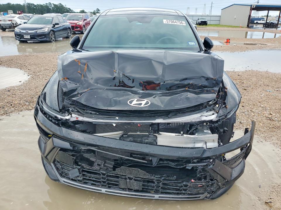 2025 Hyundai Sonata VIN KMHL54JC5SA512151 COPART salvage auction — FRONT END, Tx - Salvage Vehicle Title, sold $8,600 on 2026-08-21 (photo 5)