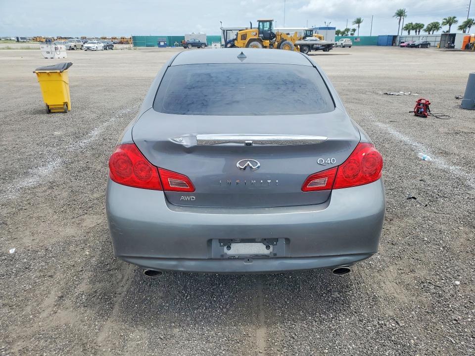2015 Infiniti Q40 VIN JN1CV6AR4FM520656 COPART salvage auction — FRONT END, FL - CERT OF TITLE-REBUILT, sold $775 on 2026-07-13 (photo 6)