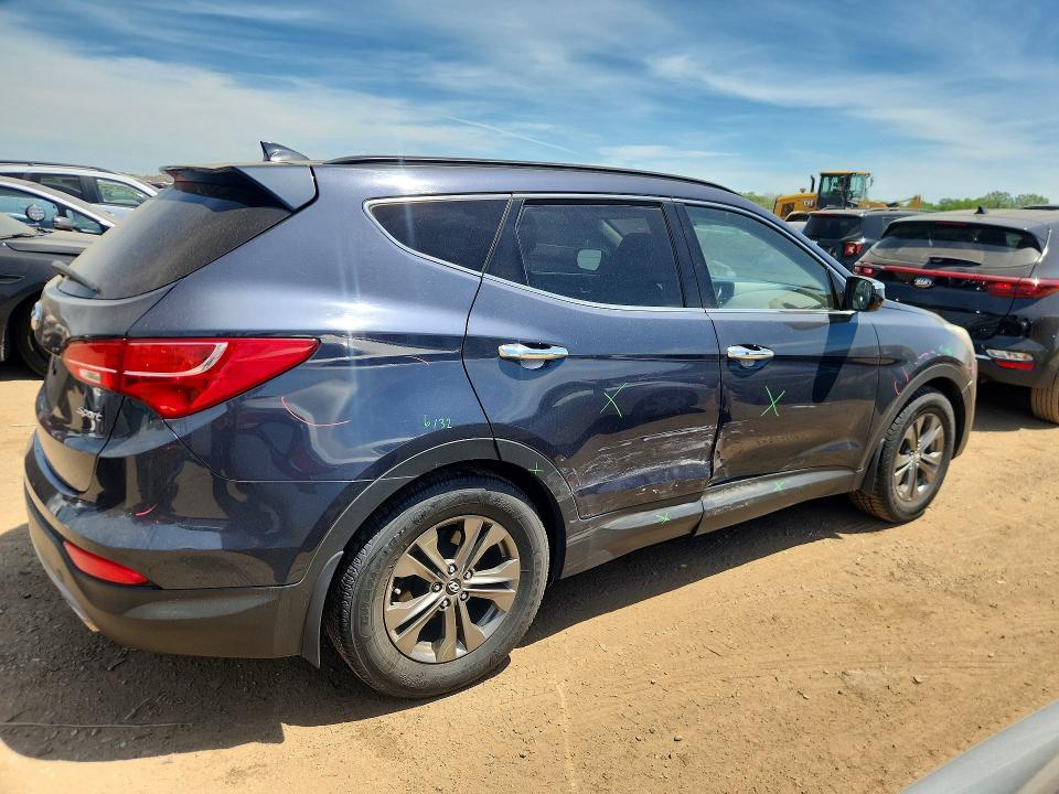 2013 Hyundai Santa fe VIN 5XYZU3LB6DG065736 COPART salvage auction — SIDE, Il - Salvage Certificate, sold $1,950 on 2026-07-07 (photo 3)