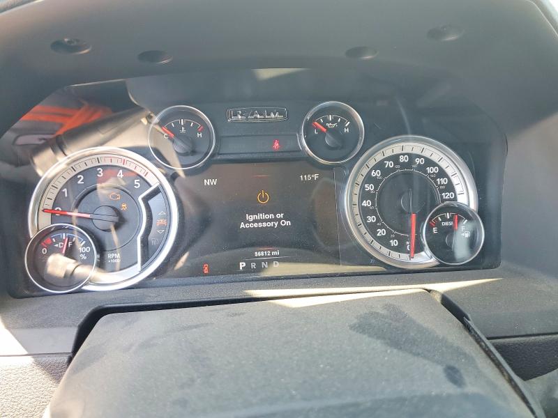 2014 Ram VIN 3C6UR5NL2EG113658 COPART salvage auction — FRONT END, Ca - Salvage Certificate, sold $9,600 on 2026-07-24 (photo 9)