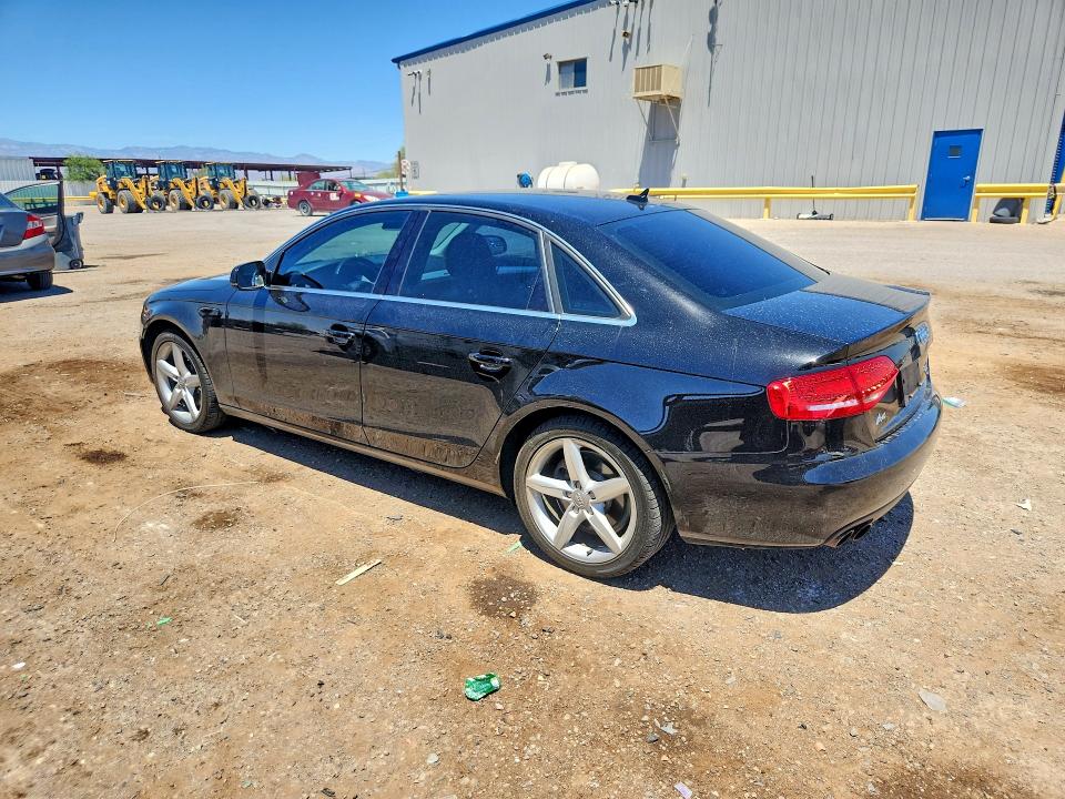 2012 Audi A4 VIN WAUBFAFL8CA082392 COPART salvage auction — FRONT END, Az - Cert Of Title - Salvage, sold $950 on 2026-07-06 (photo 2)