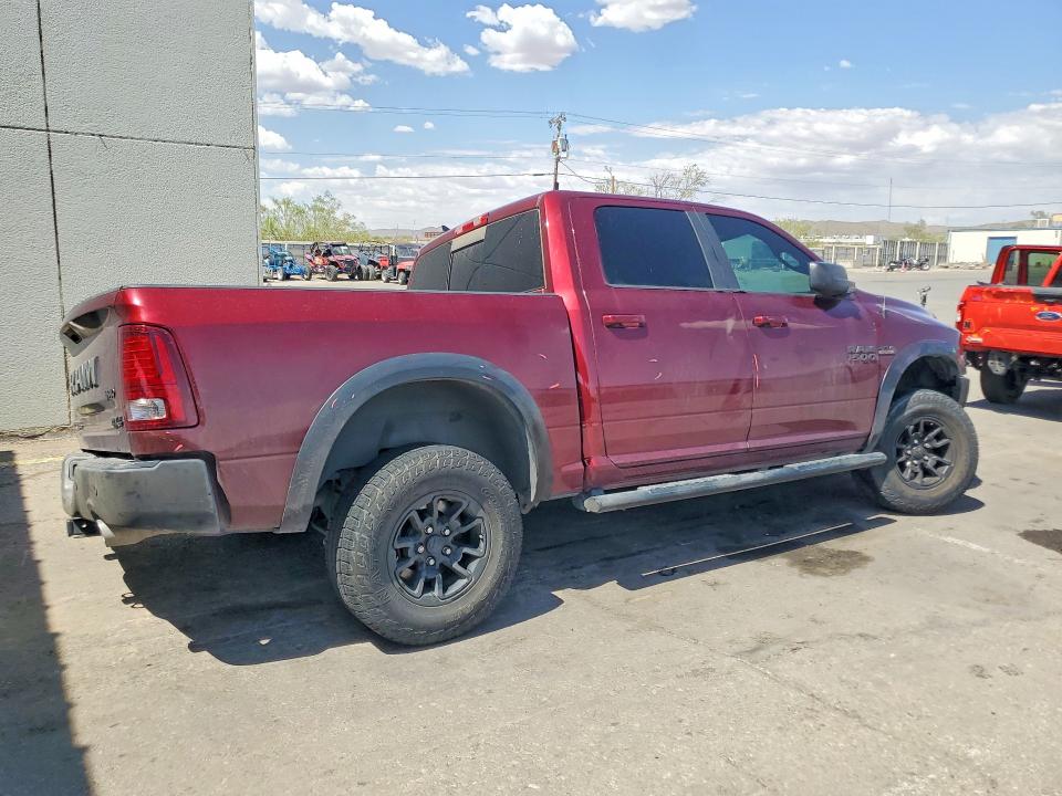 2018 Ram 1500 VIN 1C6RR7YT2JS197299 COPART salvage auction — UNDERCARRIAGE, Tx - Salvage Vehicle Title, sold $6,200 on 2026-08-14 (photo 3)