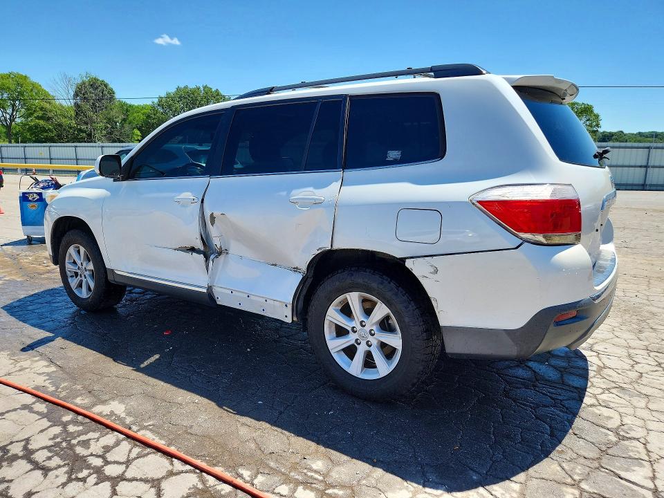 2013 Toyota VIN 5TDZK3EH1DS100547 COPART salvage auction — SIDE, Tn - Salvage Certificate, sold $3,000 on 2026-07-20 (photo 2)